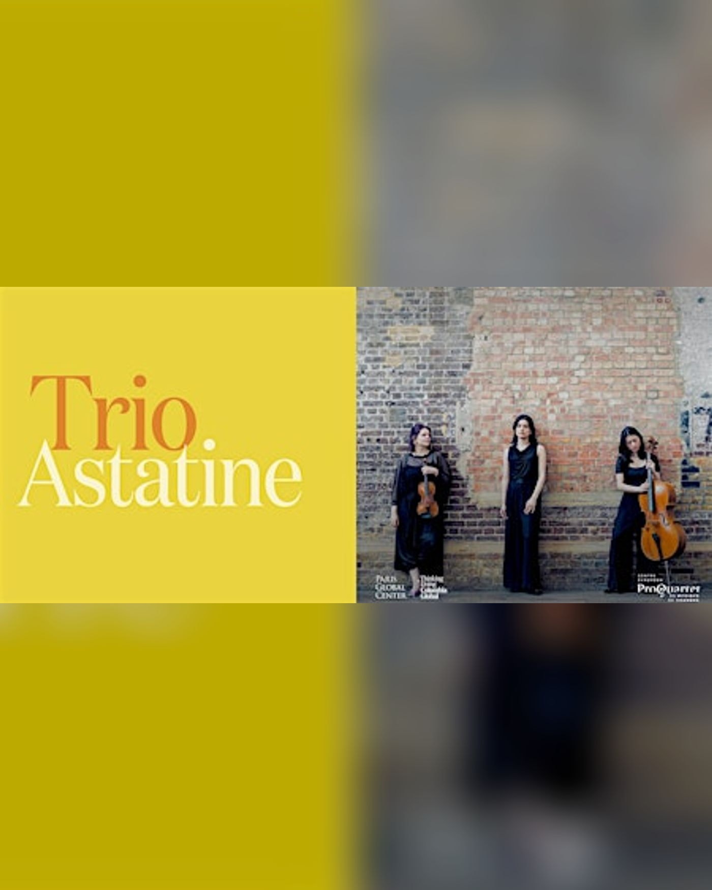Concert : Le Trio Astatine